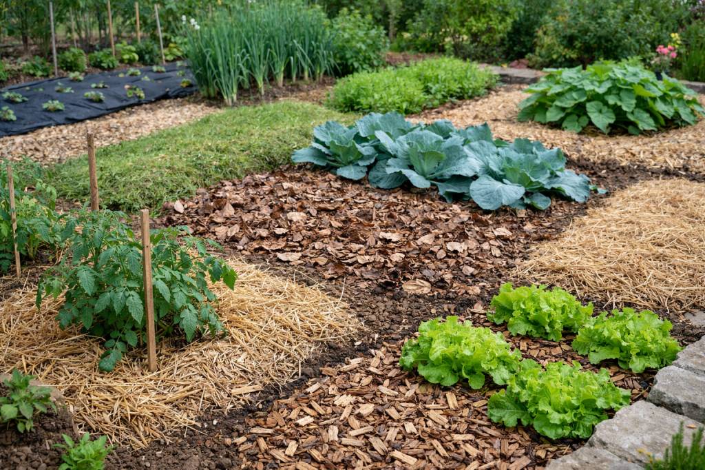 Paillage jardin potager : choisir les bons matériaux pour limiter l’arrosage et les mauvaises herbes