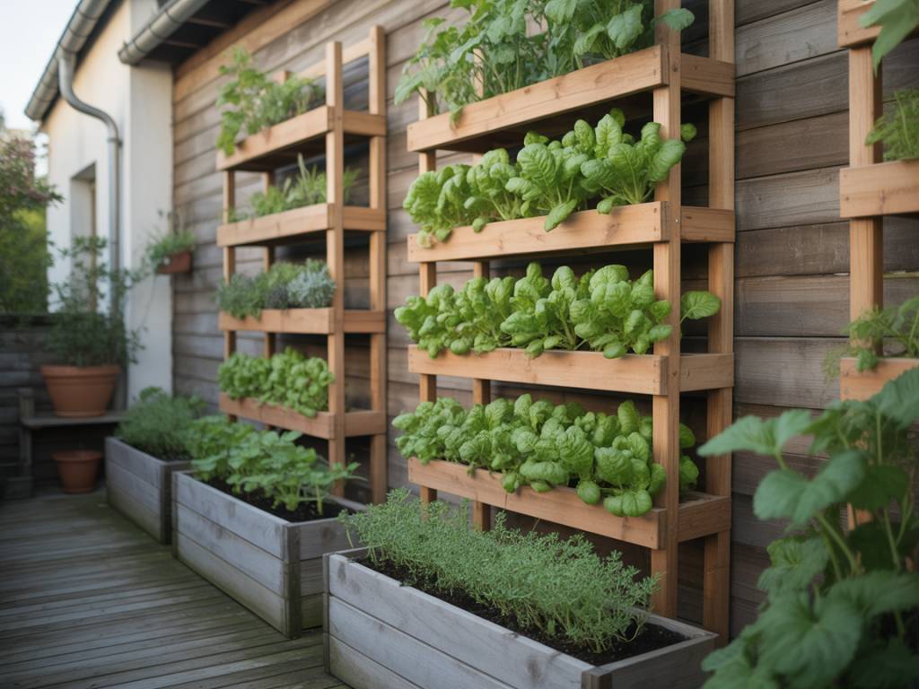 Créer un jardin vertical comestible solutions pour petits espaces et fertilité optimisée