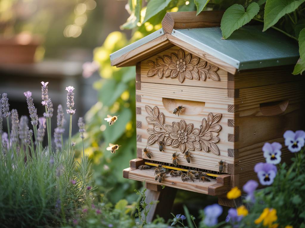 Une ruche dans son jardin